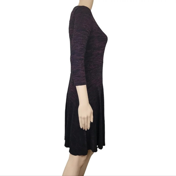 Apt. 9 Fit and Flare Dress Marled Knit Midi - Picture 5 of 5
